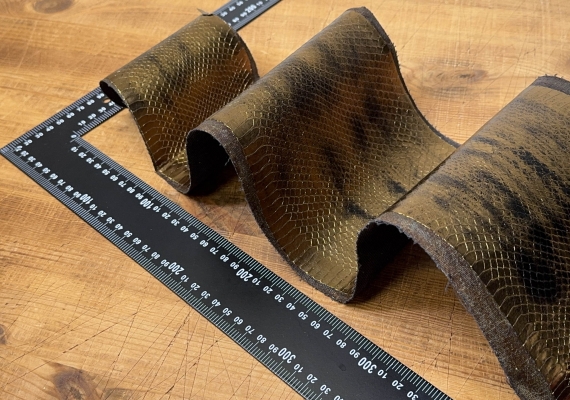 Кожа змеи бронзовая