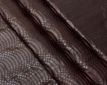 Кожа кобры матовая бордовая панель