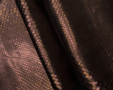 Питон бронзовый шоколад отрезной