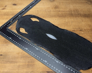 Скат 40х14 см чорний не шліфований з оком