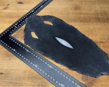 Скат 33х17 см чорний не шліфований з оком