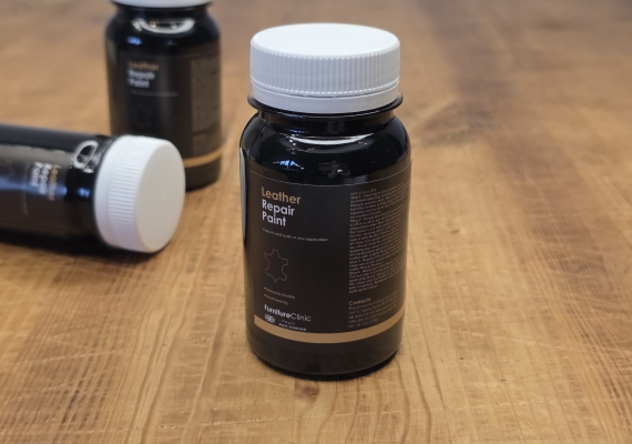 Краска для кожаной мебели 3 в 1 Furniture Clinic Leather Repair Paint 100 мл черная