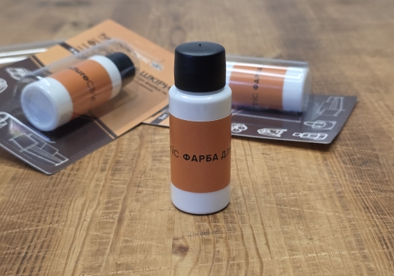 Универсальная краска для кожи 3 в 1 Furniture Clinic Leather Repair Paint 30 мл белая