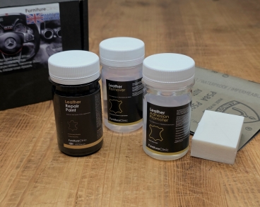 Набор для окрашивания кожи руля Furniture Clinic черный