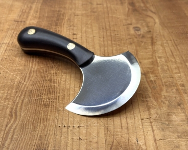 Шерфовальный нож полумесяц 87 мм сталь М390