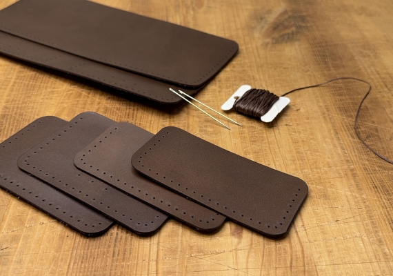 Кожаный конструктор: кошелек Buttero Chocolate