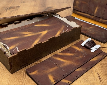 Подарочный конструктор: кошелек-лонгер Crazy Brick