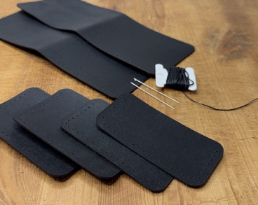 Шкіряний конструктор: гаманець Pueblo Black