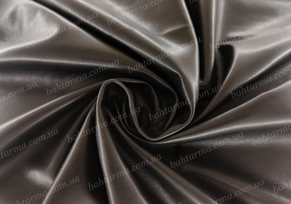 Одежная кожа Vegetale плотная 0,8 - 1,0 мм, черная, сорт Lux