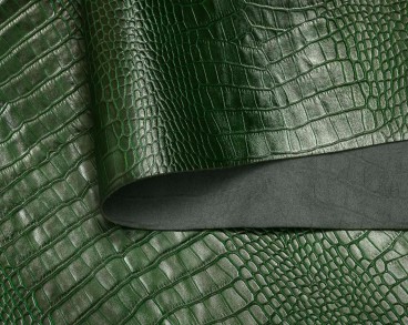 Кожа Reptilia 1.2- 1.4 мм зеленая