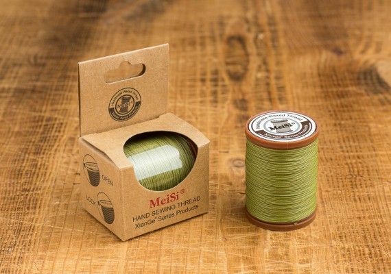 Нить Meisi linen thread ms039 olive 0.55 mm
