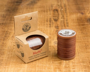 Нить Meisi linen thread ms003 brown 0.55 mm