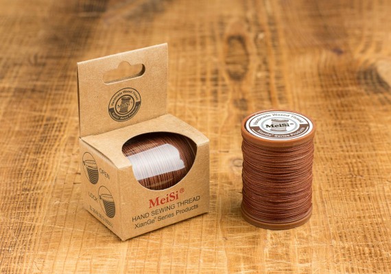 Нить Meisi linen thread ms003 brown 0.55 mm