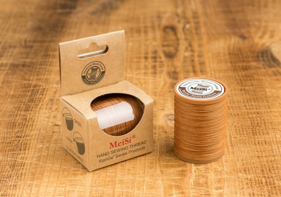 Нитка Meisi linen thread ms004 caramel 0.55 mm