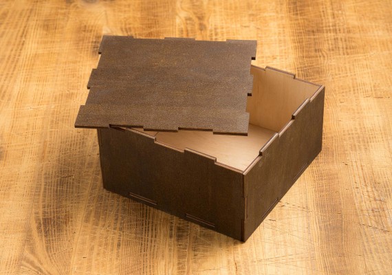 Подарочная коробка 02-01 14х14х6.5 см