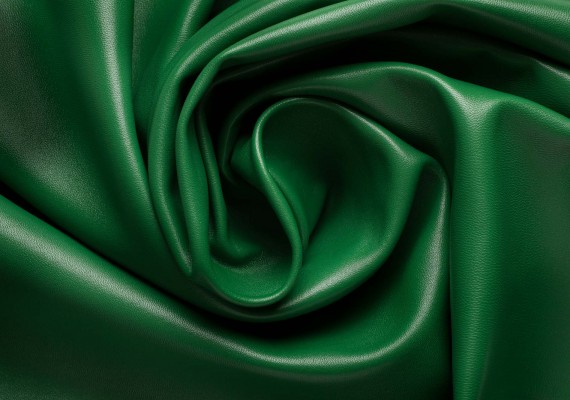 Кожа Наппа мрс Fendi зеленая 0.8 - 1.0 мм