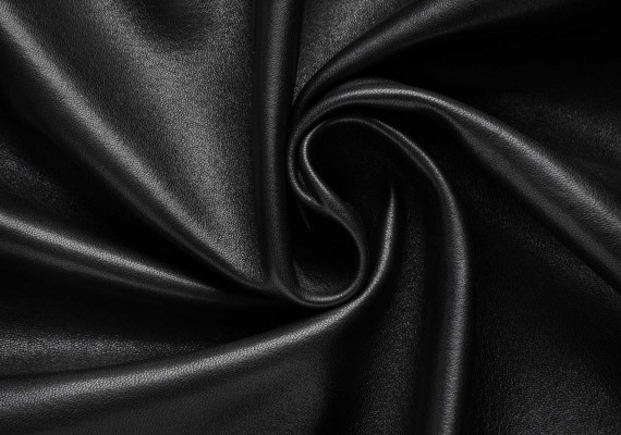 Одежная кожа magro глянцевая 0.4 - 0.6 мм черная Италия