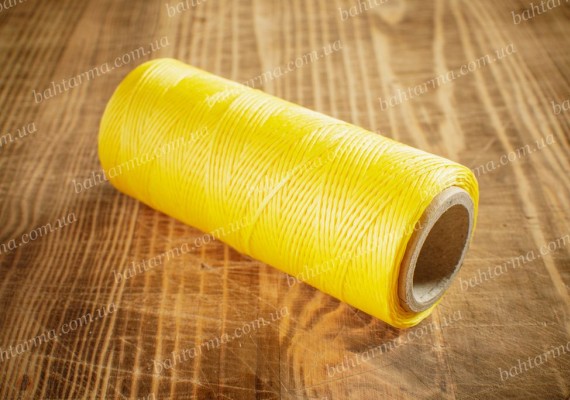 Вощеная нить, желтая, толщина 1 мм