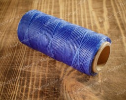 Вощена нитка, світло-синя, товщина 0,8 мм