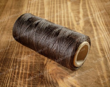 Вощеная нить Bahtarma темно-коричневая толщина 0.8 мм