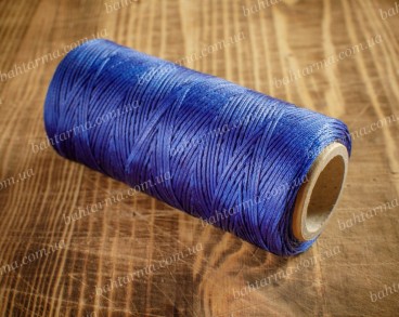 Вощеная нить Bahtarma темно-синяя толщина 1 мм