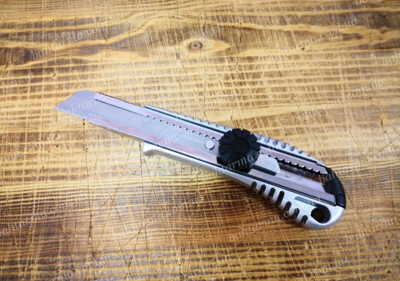 Канцелярский нож для резки кожи, металлический, Германия