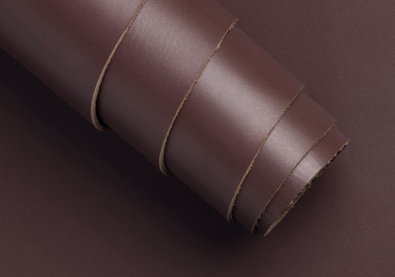 Ременной чепрак с покрытием х/д 3.8 - 4.0 мм шоколад