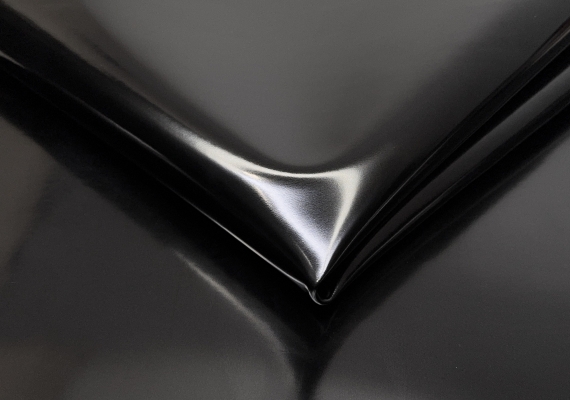 Кожа МРС Liberty 0.8 - 1.0 мм лаковая черная Италия