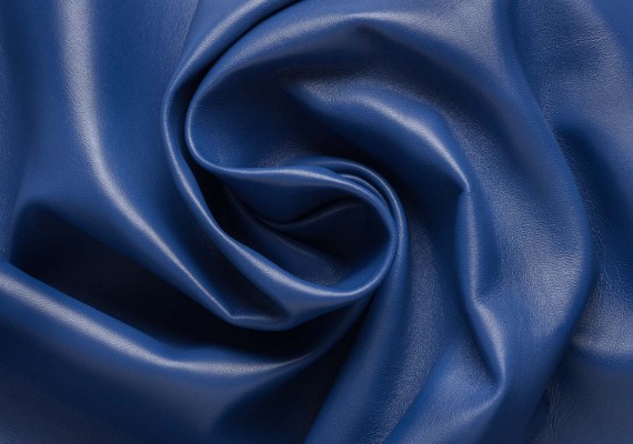 Кожа Наппа мрс Fendi синяя 0.8 - 1.0 мм