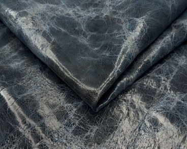 Кожа МРС 0.9 - 1.1 мм синий мрамор Италия