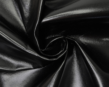 Кожа МРС 0.5 - 0.7 мм черная глянцевая Италия 