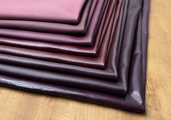 Кожа МРС бордовая ассорти