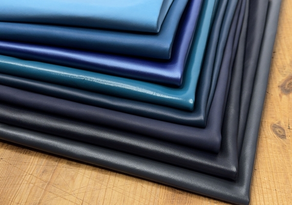 Кожа МРС синяя ассорти