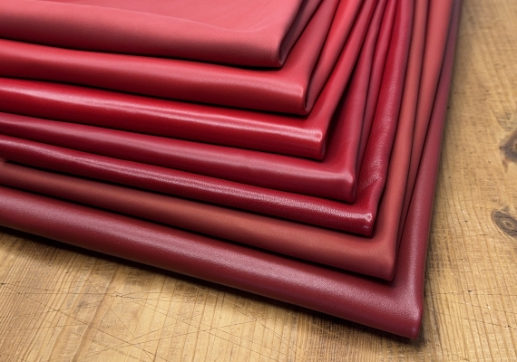 Кожа МРС красная ассорти