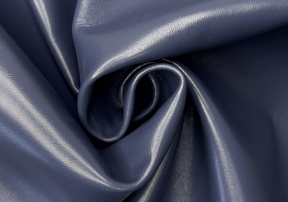 Шкіра наппа МРХ 0.8 - 1.0 мм темно-синя Італія
