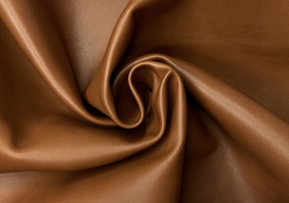 Кожа наппа МРС 1.0 - 1.2 мм коричневая Италия 2 сорт